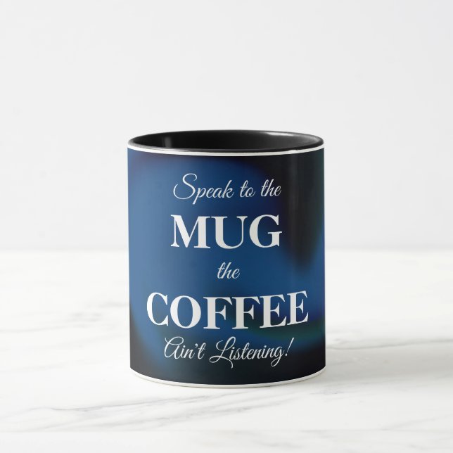 Kaffe Mugg med lustigt meddelande (Center)