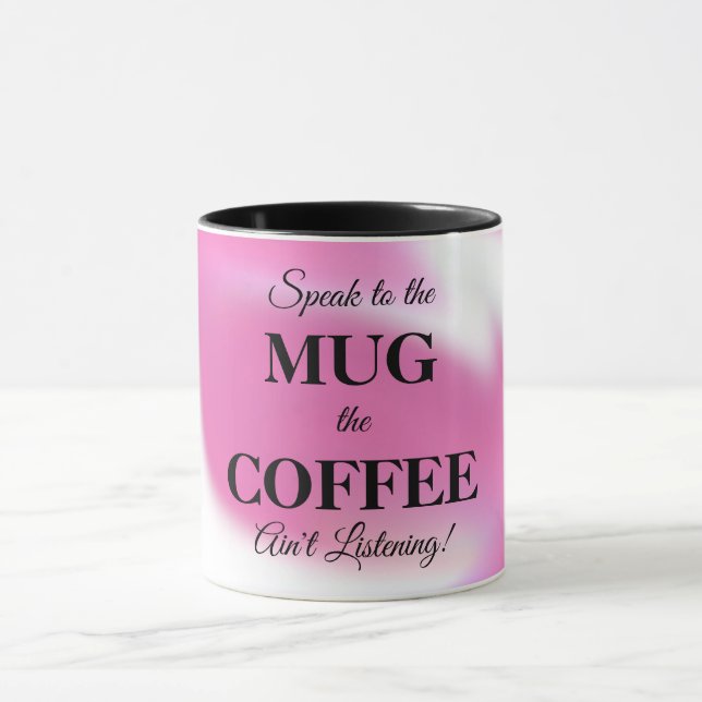 Kaffe Mugg med lustigt meddelande (Center)