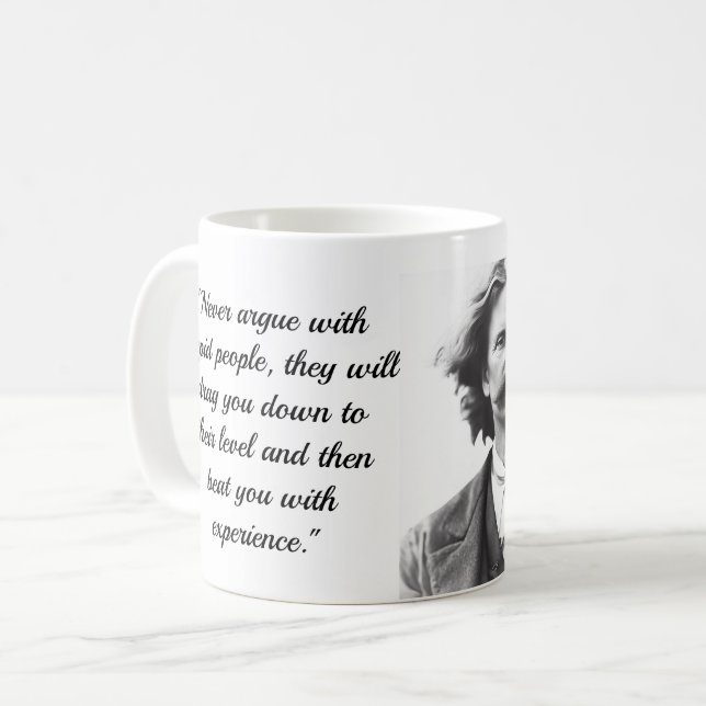 Kaffe Mugg med Mark Twain-citat (Framsida vänster)