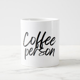 Kaffe Mugg med märkre Jumbo Mugg