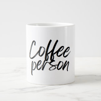 Kaffe Mugg med märkre Jumbo Mugg