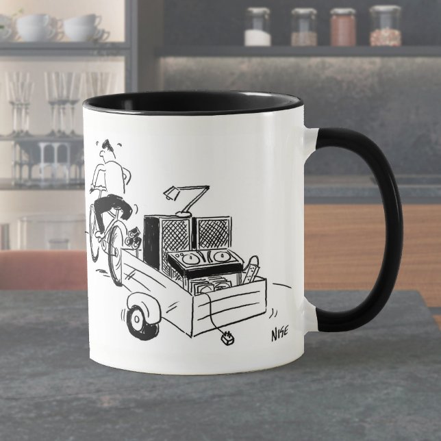Kaffe Mugg med Mobile DJ (Skapare uppladdad)
