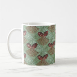 Kaffe Mugg med Pinecone Design