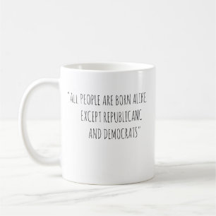 Kaffe mugg med roligt citat