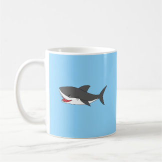 Kaffe Mugg med söt hajdesign