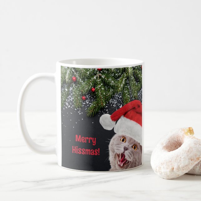 Kaffe Mugg, Merry Hissmas Kaffemugg (Med munk)