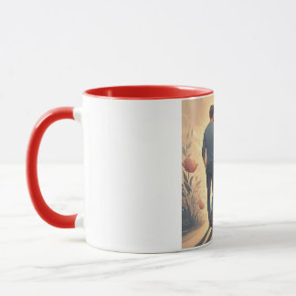 Kaffe Mugg och grönt te och eventuellt sak som anv
