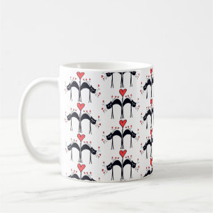 Kaffe Mugg och hjärter