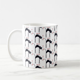 Kaffe Mugg och hjärter