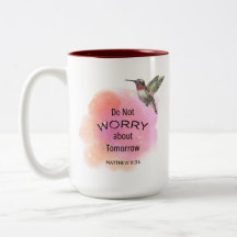 Kaffe Mugg oroar sig inte för i morgon