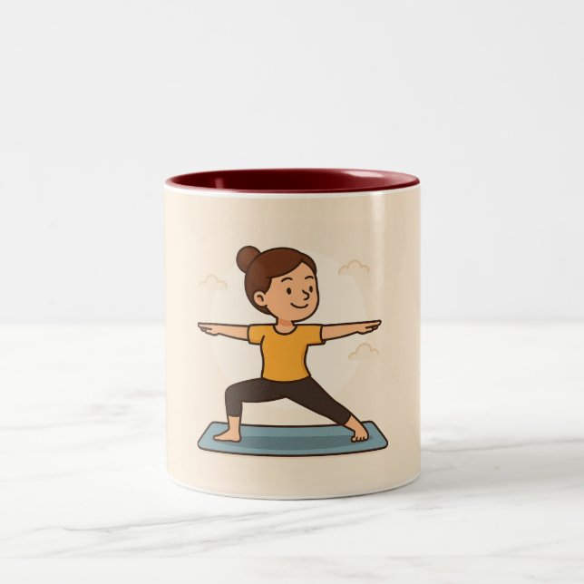 Kaffe Mugg på Internationell Yoga-dagen (Center)