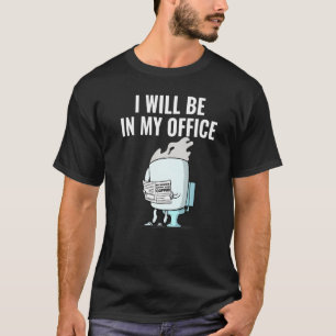 Kaffe mugg pooping i toaletten... Jag kommer att v T Shirt