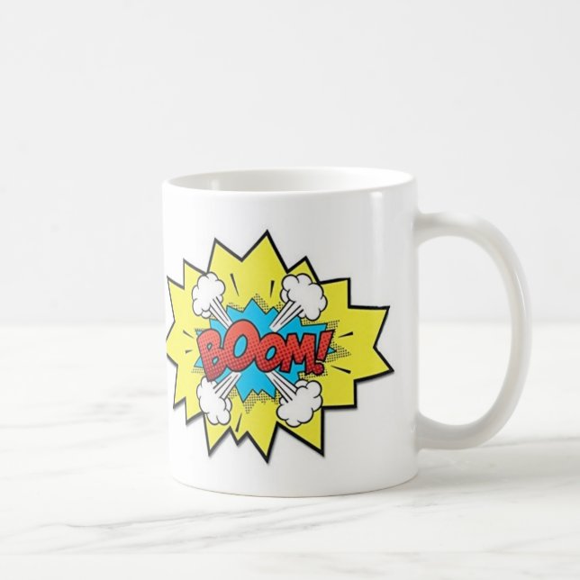 Kaffe Mugg - pop Art Boom (Höger)