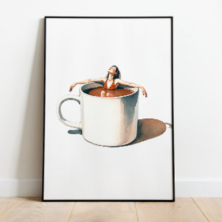 Kaffe Mugg Retreat Poster