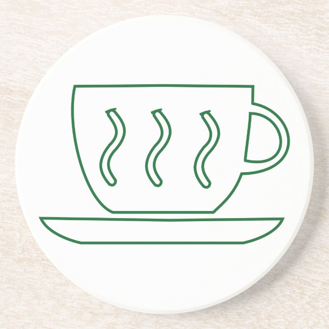 Kaffe Mugg Sketch Underlägg (Framsidan)