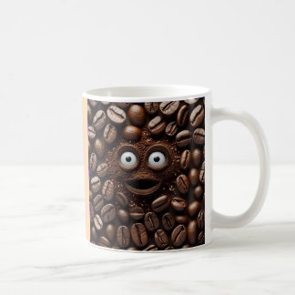 Kaffe Mugg, Skrämt Bean-kaffe - för kaffe Älskare  Kaffemugg