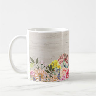Kaffe Mugg Subliceringsblommor