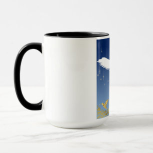 kaffe mugg: vackra och glaciösa änglar mugg