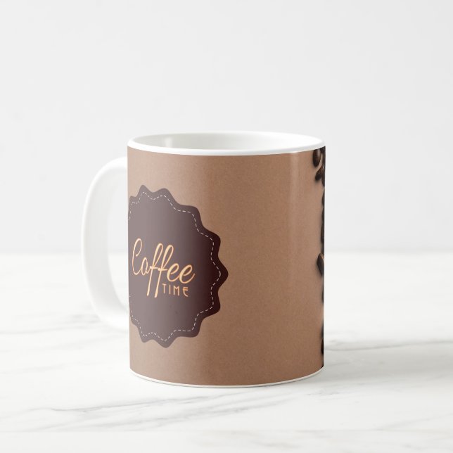 "Kaffe Mugg: Varje sip, varje ögonblick" Kaffemugg (Framsida vänster)
