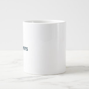 Kaffe Mugg - vit Jumbo Mugg