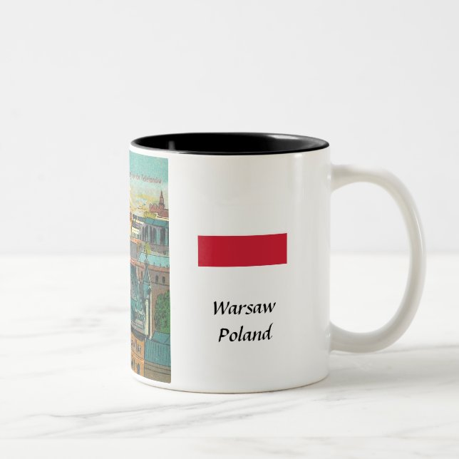 Kaffe Mugg Warszawa, Polen (Höger)