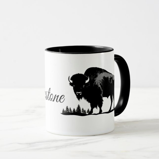 Kaffe Mugg-Yellowstone Buffalo Mugg (Framsida höger)