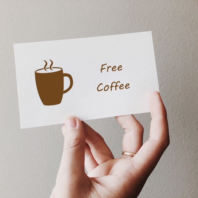 Kaffe Muggs Gummistempel Stämpel (Coffee Mug Rubber Stamp)