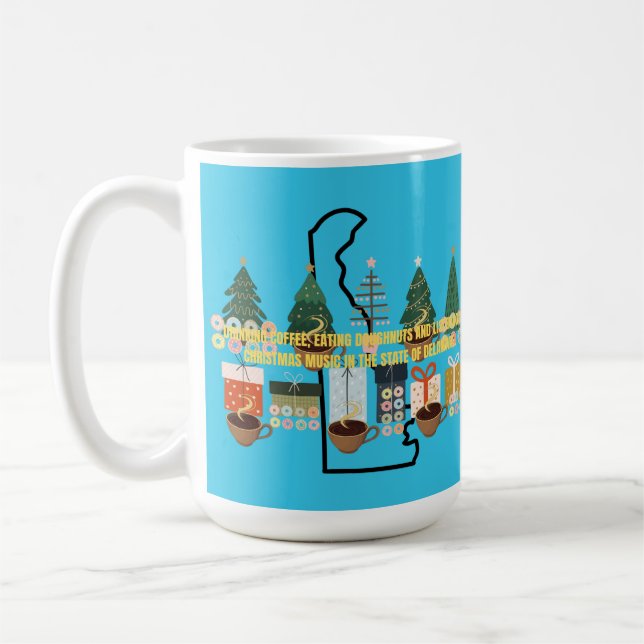 Kaffe, Munkar och Julmusik i Delaware Kaffemugg (Vänster)