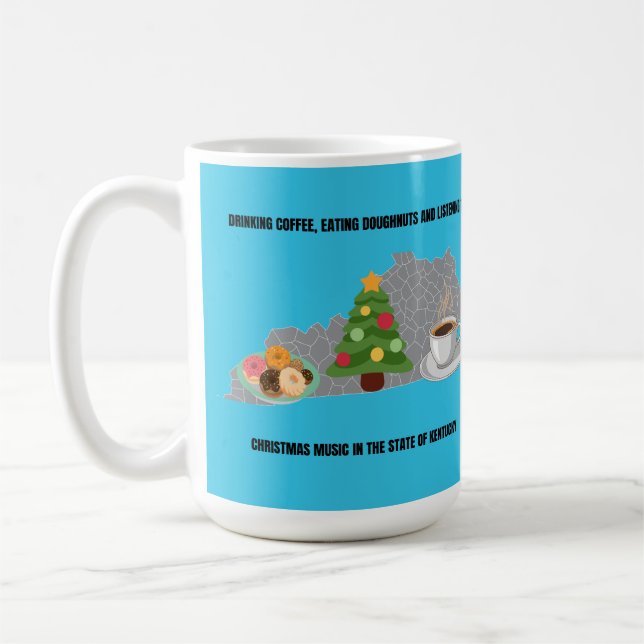 Kaffe, Munkar och Julmusik i Kentucky  Kaffemugg (Vänster)