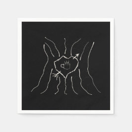 Kaffe My Kärlek Pappersservett