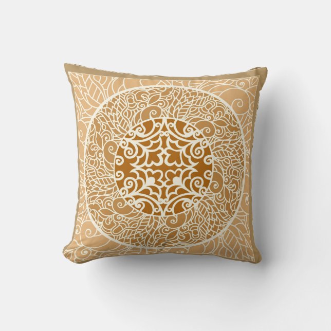 Kaffe N Cream Reversible Dekorativ kudde (Framsida)
