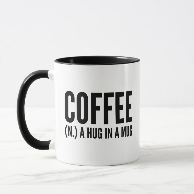 Kaffe (N) en hals i Mugg (Vänster)