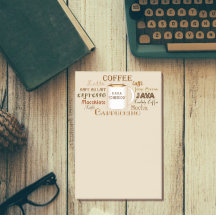 Kaffe Namn Personlig Tan Post IT-anteckningar