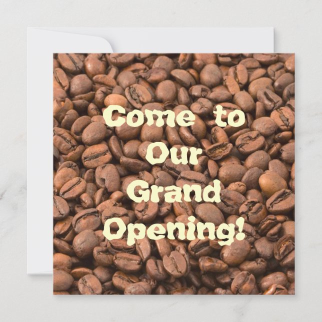 Kaffe Nectar of the Gods! Inbjudningar (Framsida)