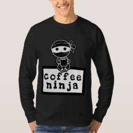 Kaffe Ninja Långärmad T-shirt