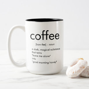 kaffe - noun - Två-Tonad mugg