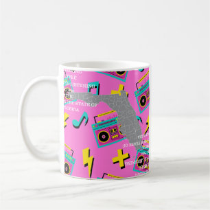 Kaffe och '80-talsmusik i Florida Kaffemugg