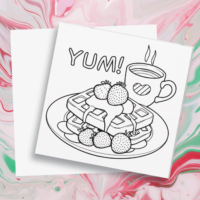 Kaffe och Bagel | Färg Me (Skapare uppladdad)