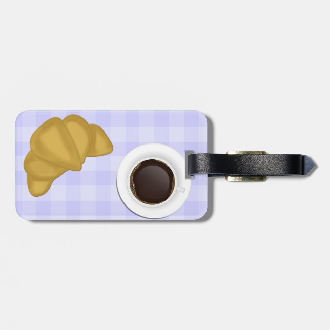 kaffe och bakverk bagagebricka (Baksida Vågrät)