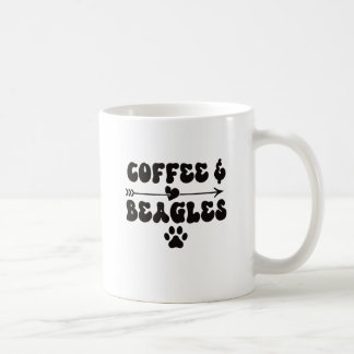 Kaffe och beagles-kaffe Mugg