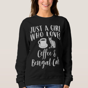 Kaffe- och bengalkattapparat - kaffe t shirt