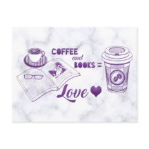 Kaffe och Bokar Cute Reading