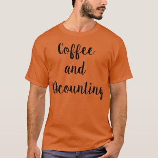 Kaffe och bokföring t shirt