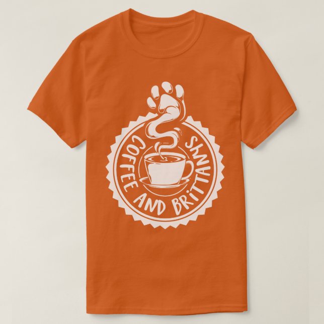 Kaffe och Brittanys Brittany T Shirt (Design framsida)