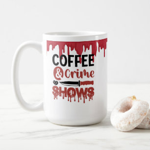 Kaffe- och brottsbildspel kaffemugg