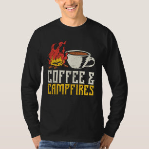 Kaffe- och campingfamiljens kampanjvaccinering t shirt