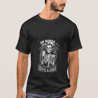 Kaffe och Chaos Funny S. T Shirt