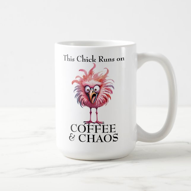 Kaffe och Chaos Funny Say Kaffemugg (Höger)