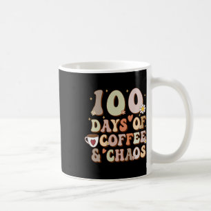 Kaffe- och chaosdagar 100-dagars skolturer kaffemugg