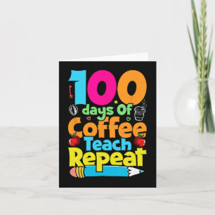 Kaffe- och chaoslärardagen 100 skoldagar kort